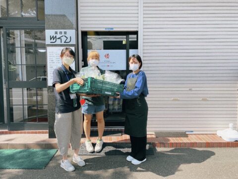札幌の福祉事業所ぴ〜か〜ぶ〜がフードバンクへ野菜を初提供！
