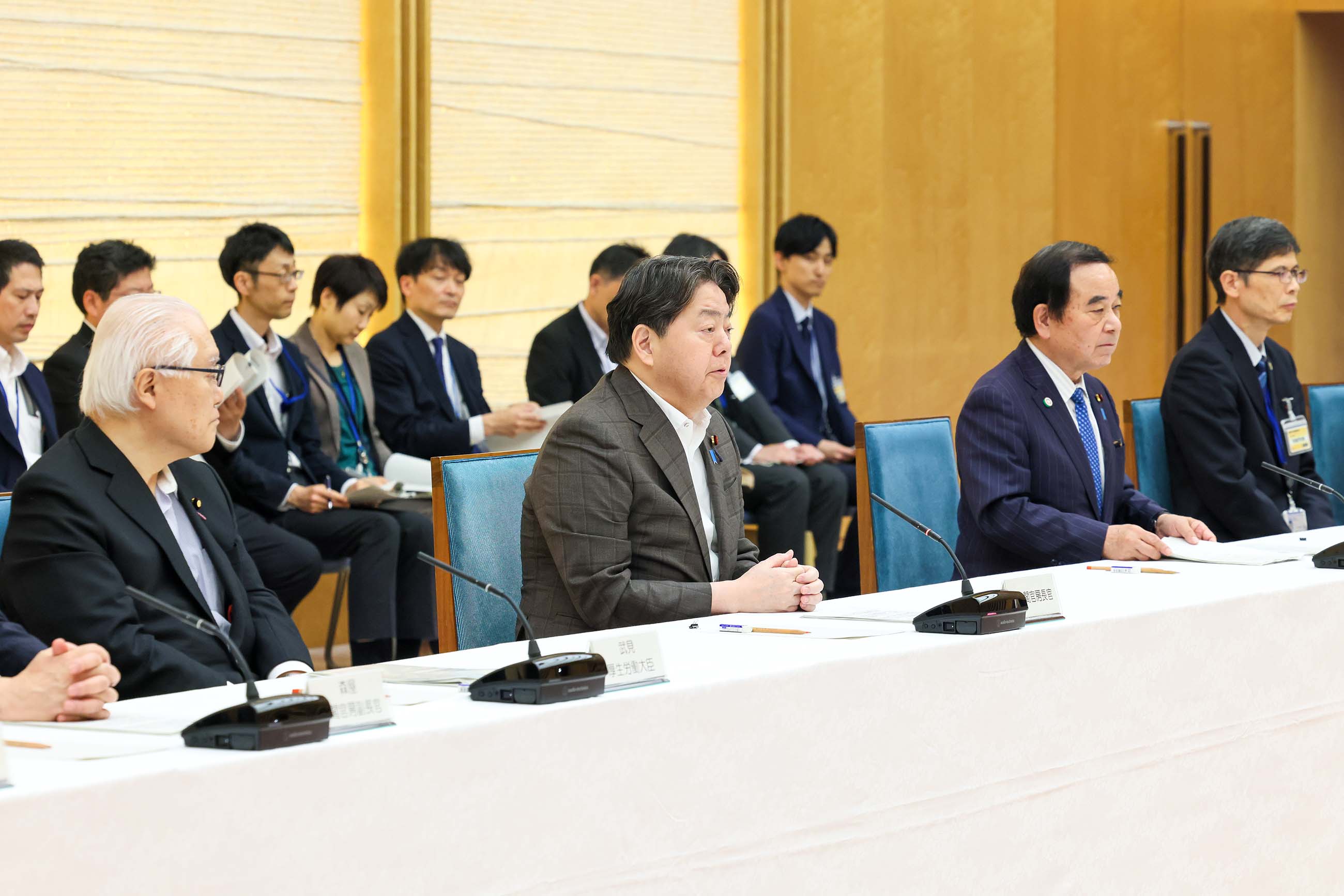 林官房長官、「せたがや農福ファーム・せたそら」を訪問
