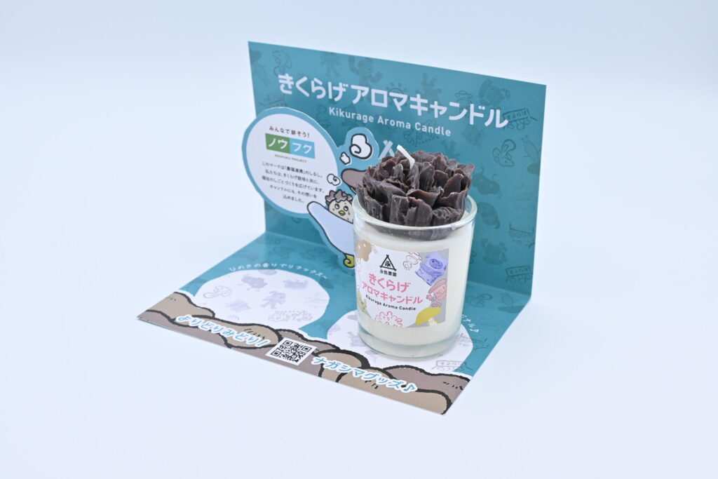 神奈川県横浜市の永島農園×Wahaha×ワンヘルスラボで「きくらげアロマキャンドル」発売!1月10日