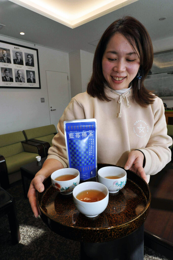 ひらみゆき農園が新商品「藍苺(ブルーベリー)棒茶」発売!リハスファーム白山が計量・袋詰めを担当【東の食の会 監修】